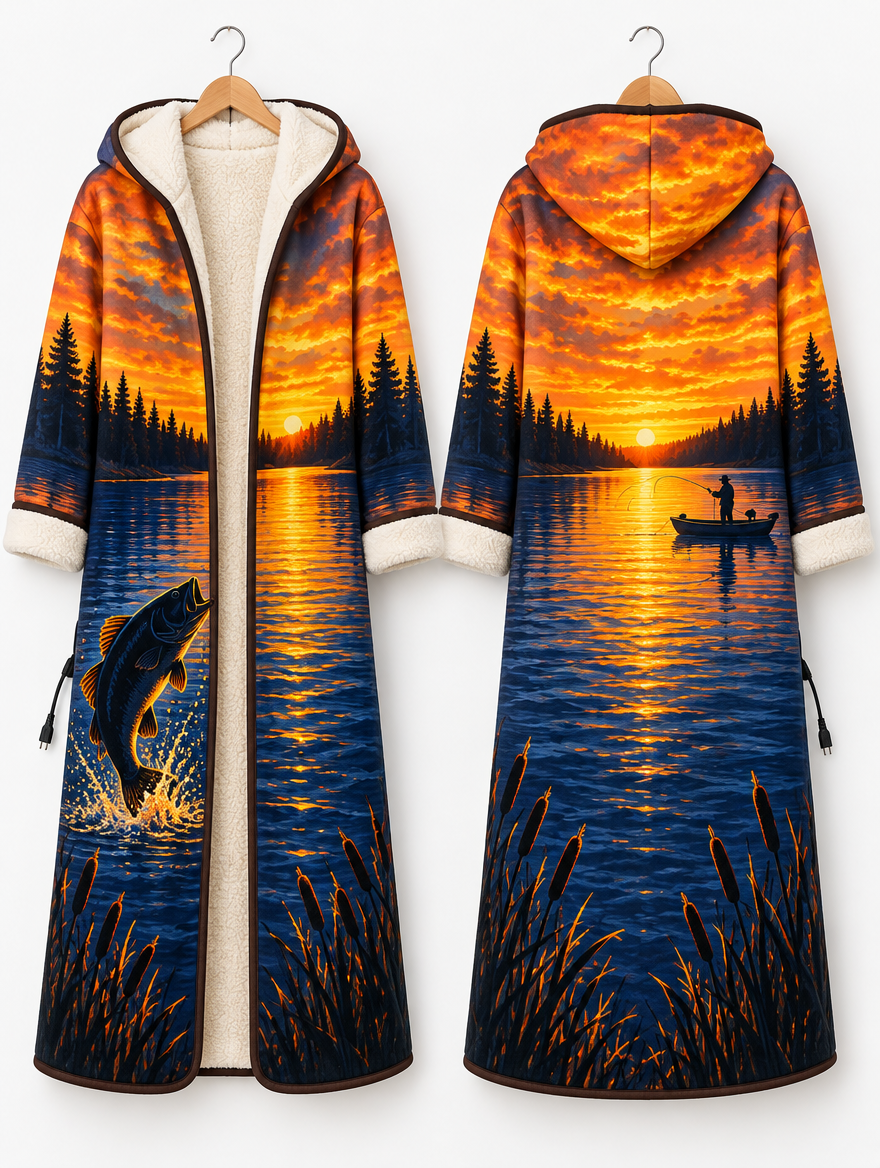 Golden Hour robe front and back