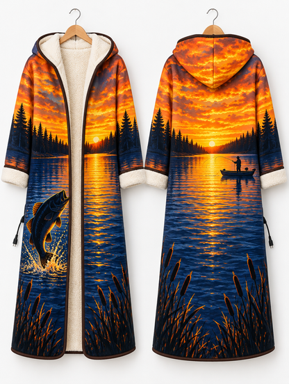 Golden Hour robe front and back
