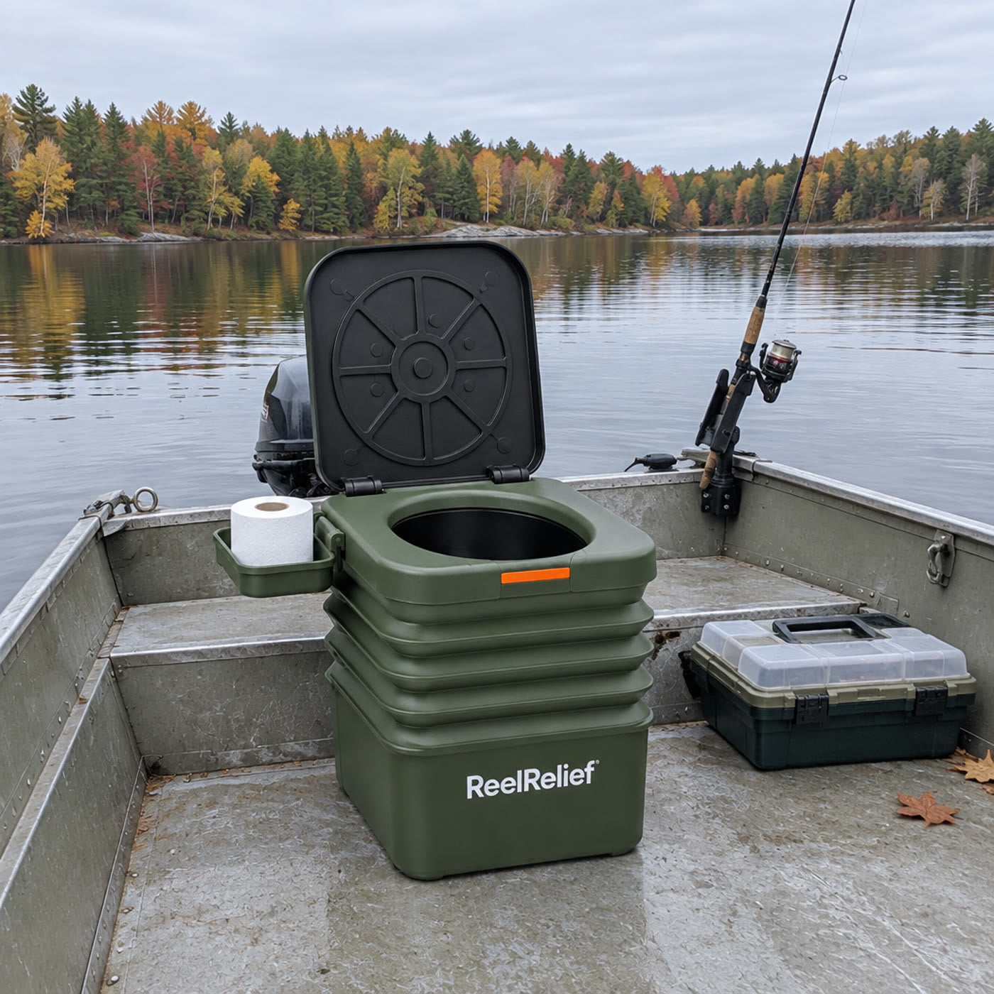 ReelRelief Folding Boat Toilet